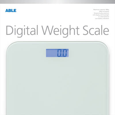 Able Digital Weight Scale 2D